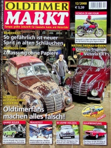 Deckblatt Oldtimer Markt (12/2008)